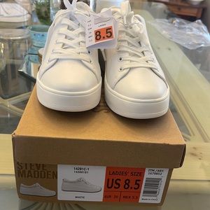Steve Madden white Tennis Shows Brand New